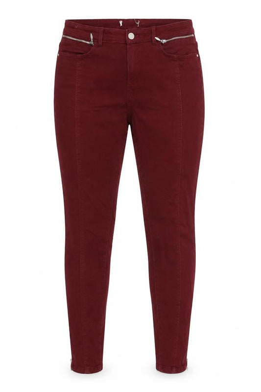 Womens Red  Denim Skinny Jeans Size 30 in L29 in