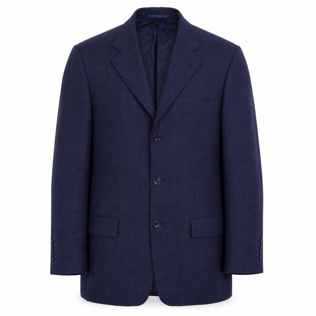 Koors & Son Mens Blue   Jacket Suit Jacket Size 38