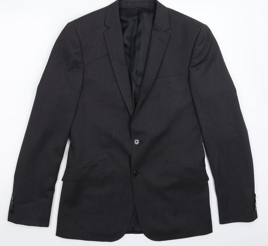 John Lewis Mens Grey   Jacket Suit Jacket Size 38