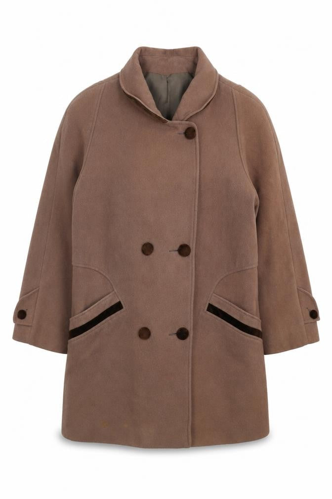 Klass Womens Grey   Pea Coat Coat Size 12