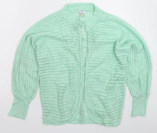 BHS Womens Green  Knit Cardigan Jumper Size L