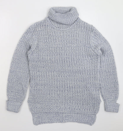 Preloved Lotties Womens Blue  Knit Pullover Jumper Size 14 - Front
