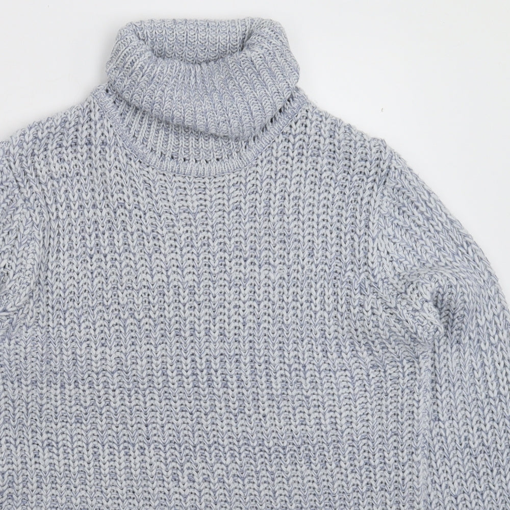 Lotties Womens Blue  Knit Pullover Jumper Size 14