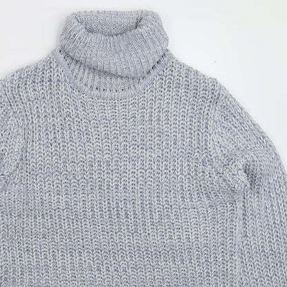 Preloved Lotties Womens Blue  Knit Pullover Jumper Size 14 - Detail