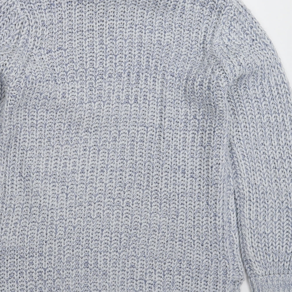 Lotties Womens Blue  Knit Pullover Jumper Size 14