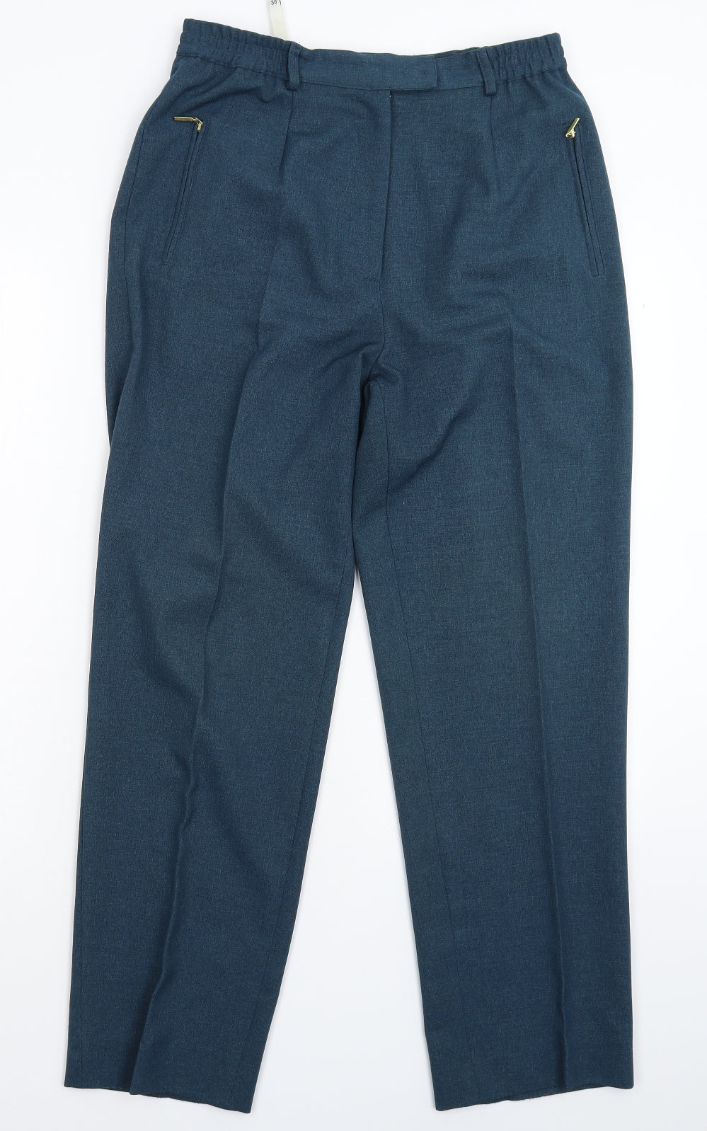 Oscar Womens Blue   Dress Pants Trousers Size 12 L28 in