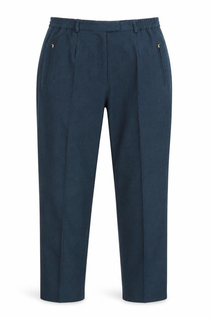 Oscar Womens Blue   Dress Pants Trousers Size 12 L28 in
