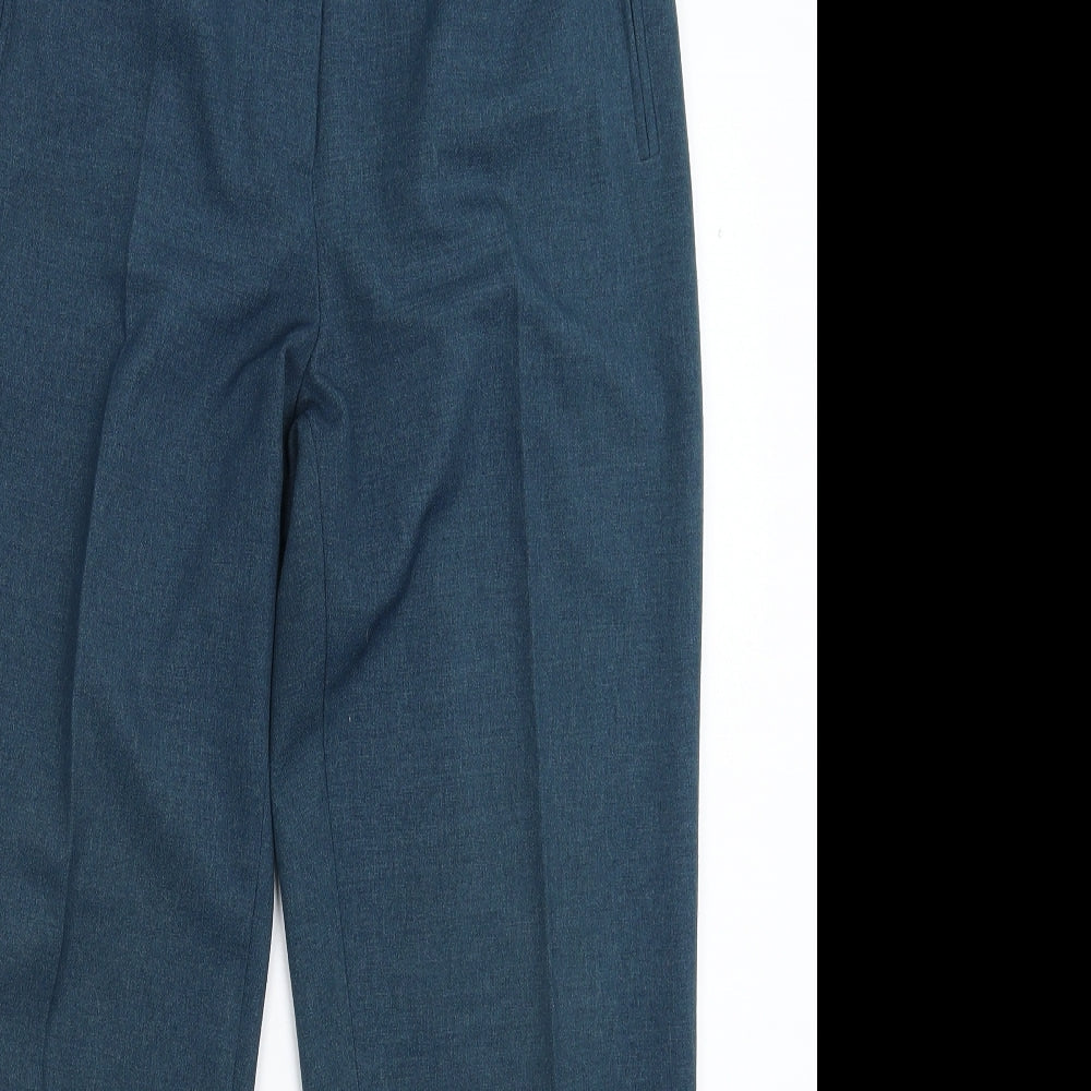 Oscar Womens Blue   Dress Pants Trousers Size 12 L28 in