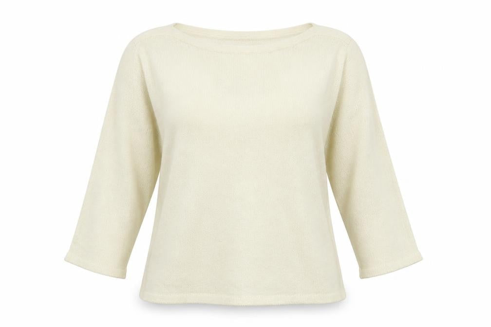 Collection Womens White  Knit Pullover Jumper Size L