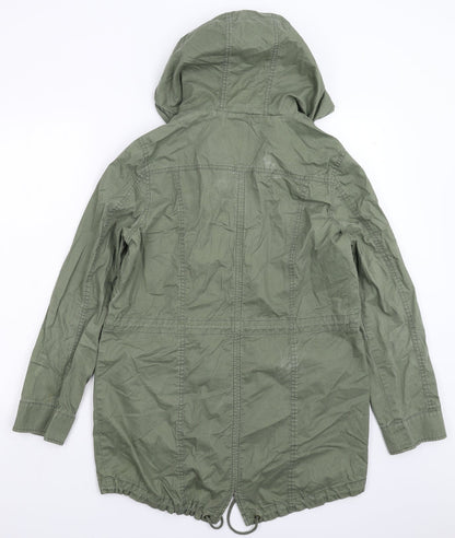 Preloved Marks and Spencer Womens Green   Jacket Coat - Back