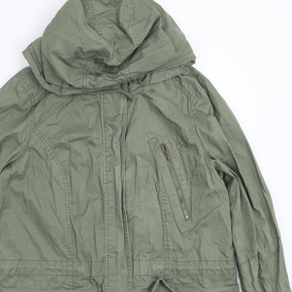 Preloved Marks and Spencer Womens Green   Jacket Coat - Detail