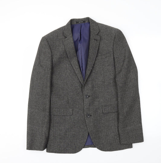 Cedar Wood State Mens Grey   Jacket Blazer Size S