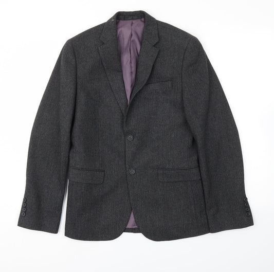 Cedar Wood State Mens Grey   Jacket Blazer Size S