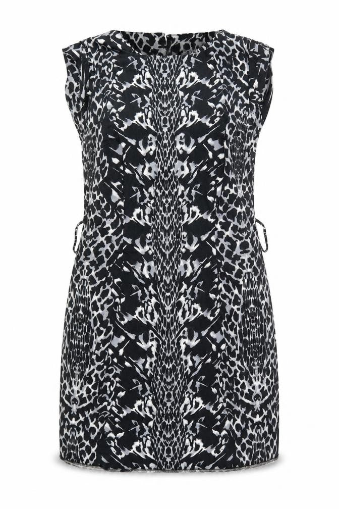 Be Beau Womens Grey Argyle/Diamond  Fit & Flare  Size 12