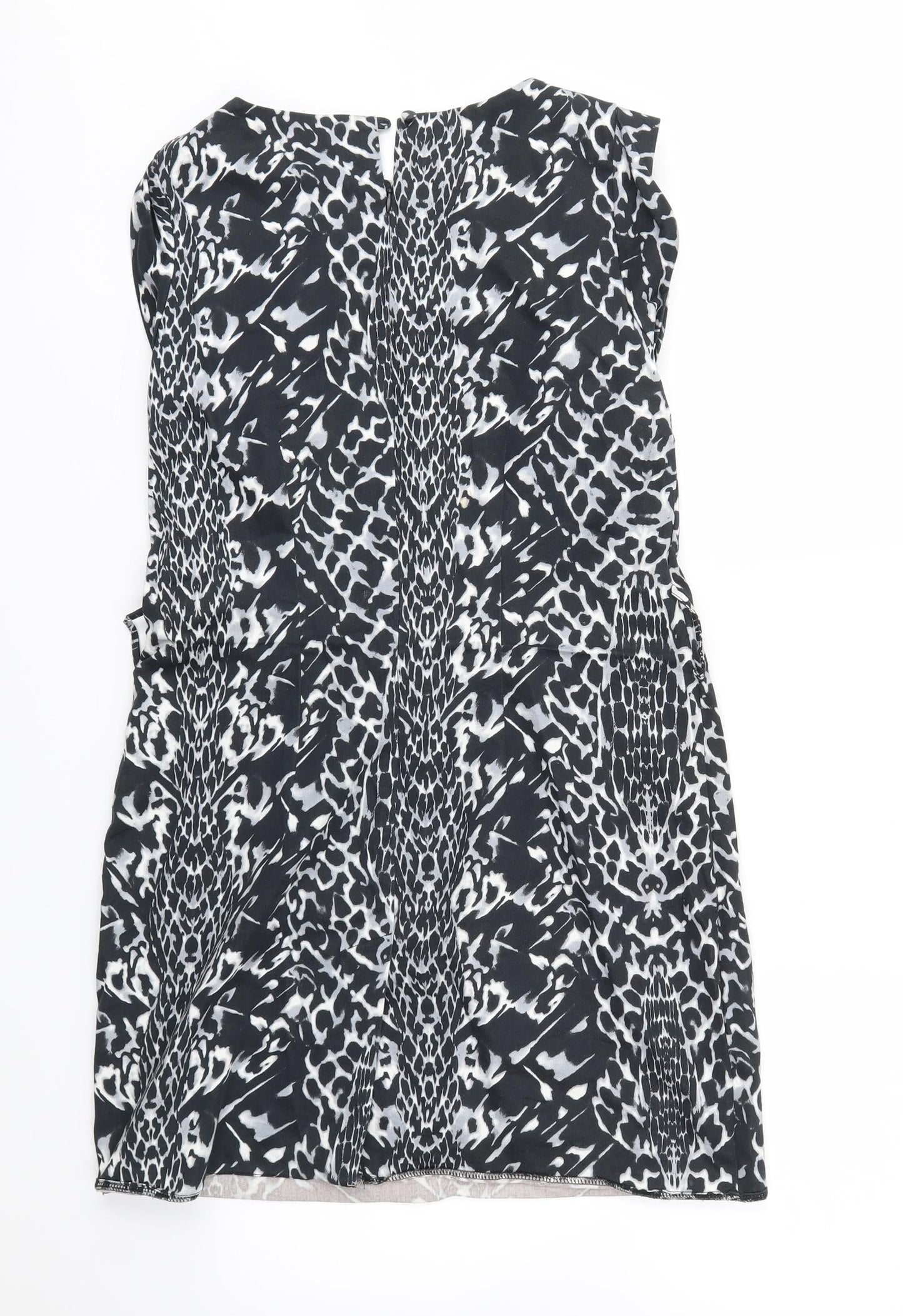 BE BEAU Womens Grey Argyle/Diamond  Fit & Flare  Size 12