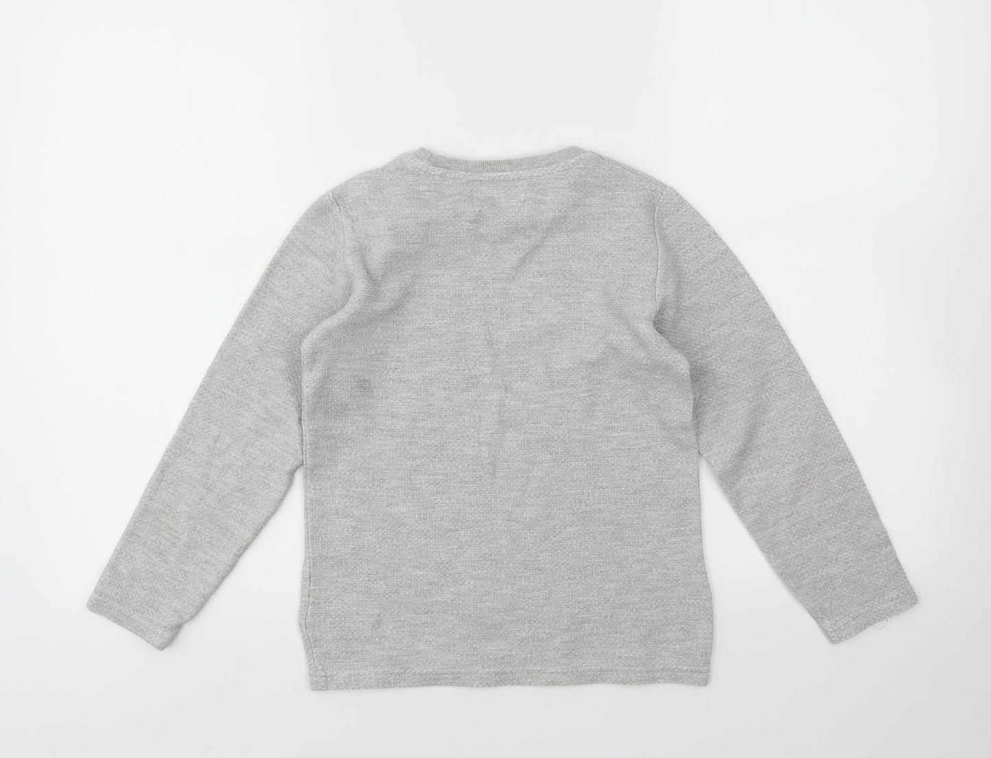 Preworn Boys Grey   Pullover Jumper Size 8 Years