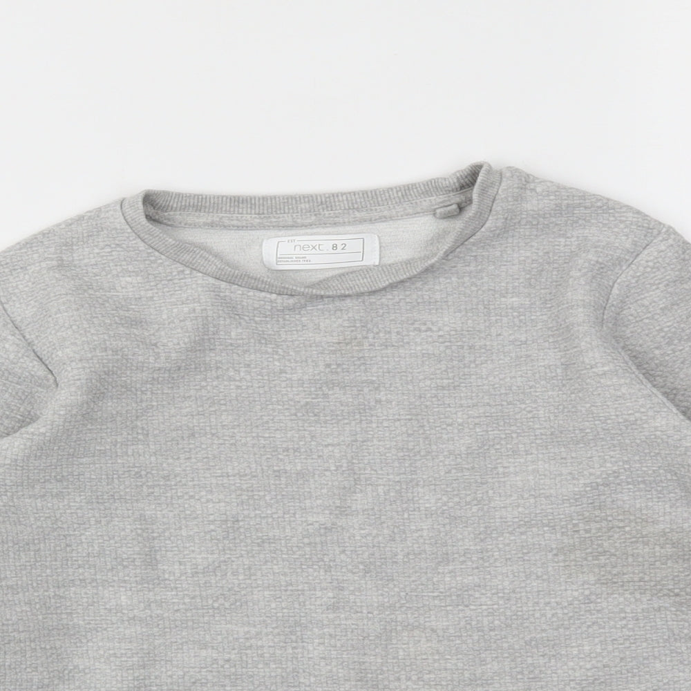 Preworn Boys Grey   Pullover Jumper Size 8 Years