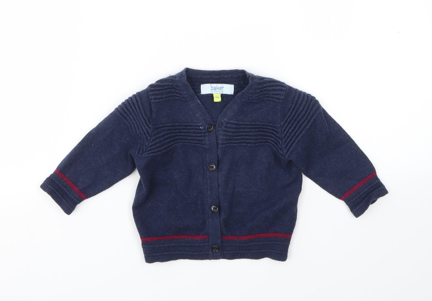 Debenhams Girls Blue   Cardigan Jumper Size 6-9 Months