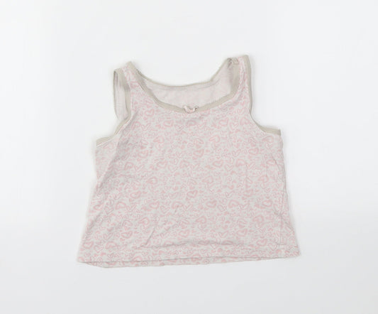 George Girls Orange Geometric  Basic T-Shirt Size 3-4 Years