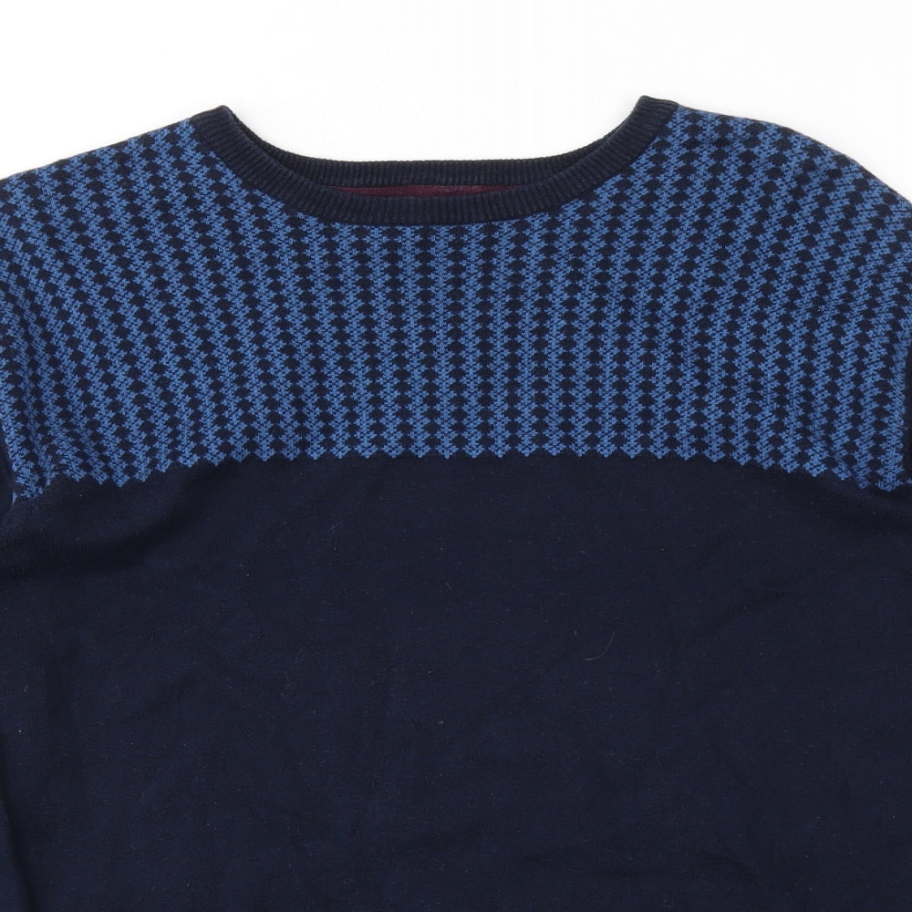 Matalan Mens Blue   Pullover Sweatshirt Size M