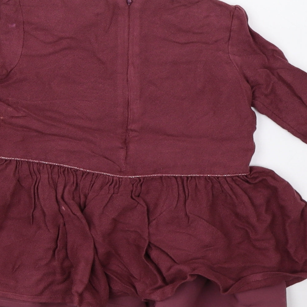 F&F Girls Purple   A-Line  Size 18-24 Months