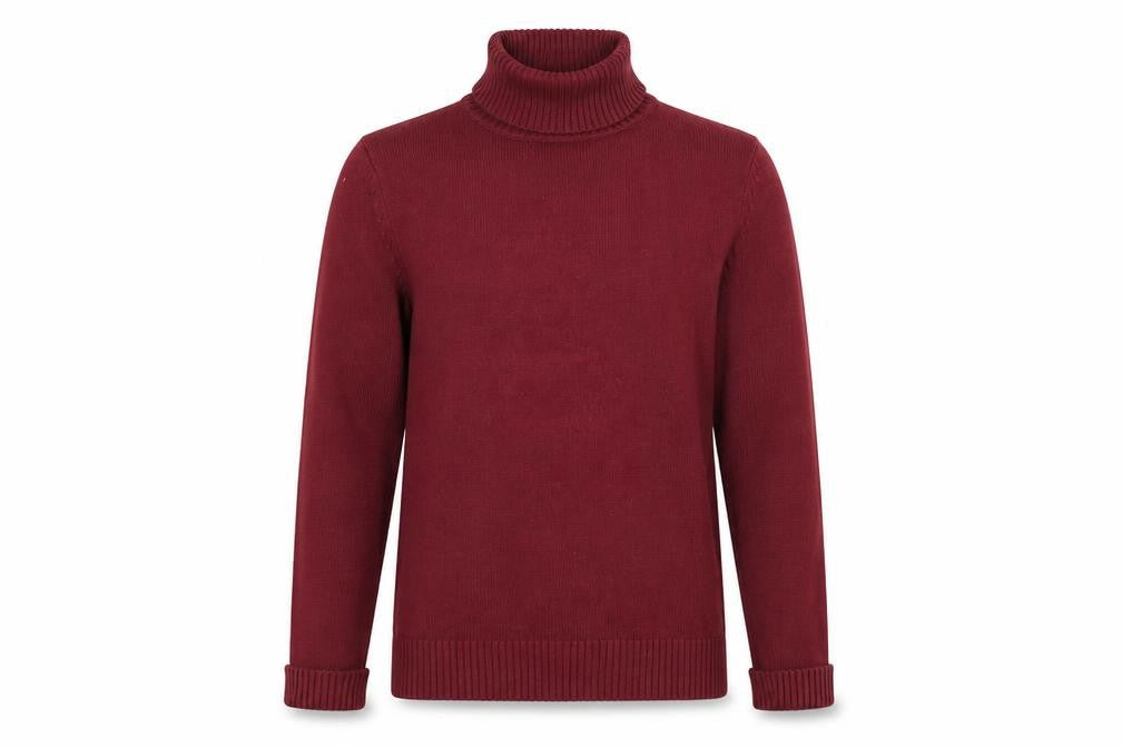 Bonprix Mens Red Knit Pullover Sweatshirt Size L