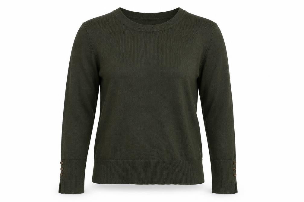 M&Co Womens Green   Pullover Jumper Size 12