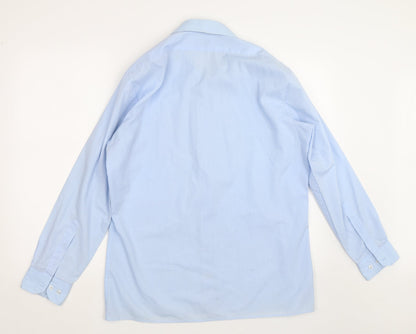Collection Womens Blue   Basic Button-Up Size 16