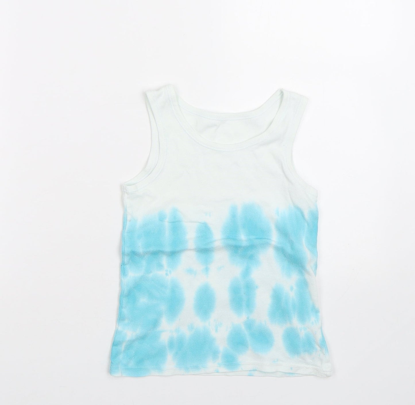 M&S Boys Blue   Basic Tank Size 6-7 Years