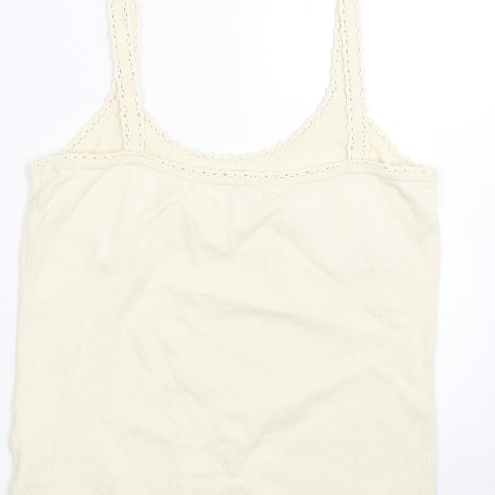 pomodoro Womens Beige   Basic Tank Size 14