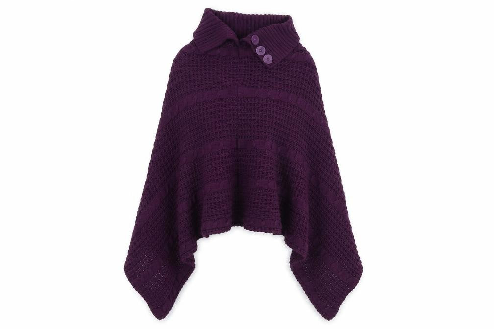 Preworn Womens Purple   Cape Jumper One Size