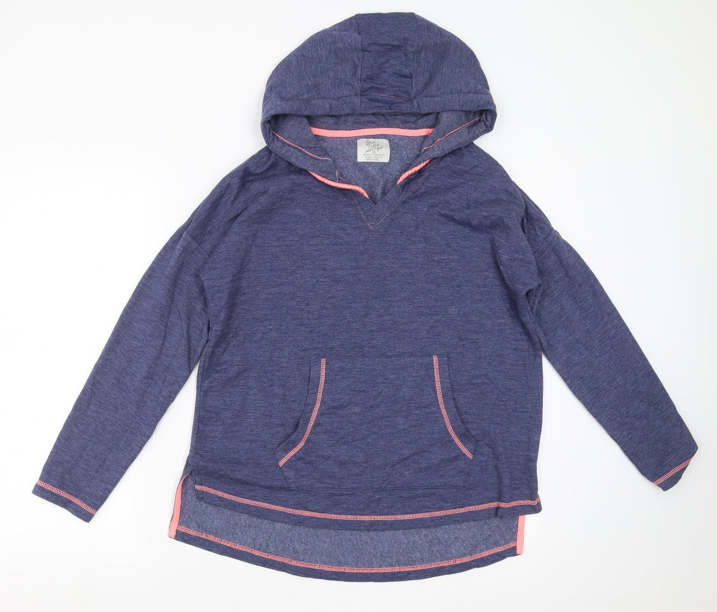 Love to lounge Womens Blue   Pullover Hoodie Size M