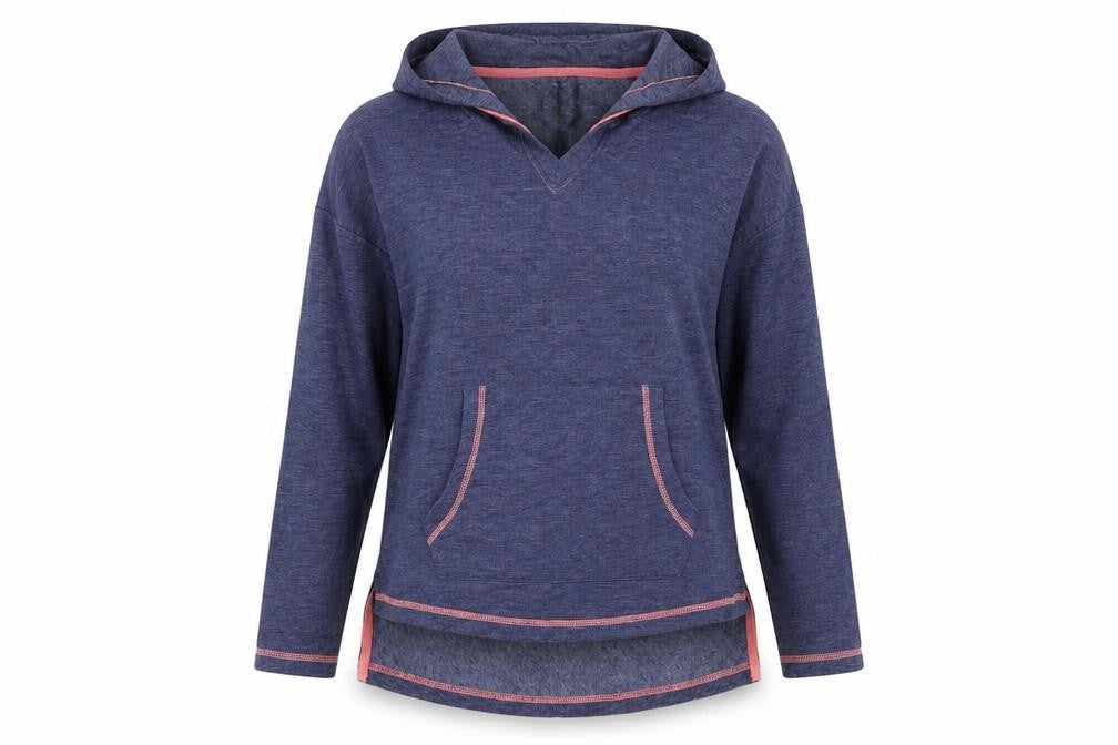 Love to lounge Womens Blue   Pullover Hoodie Size M