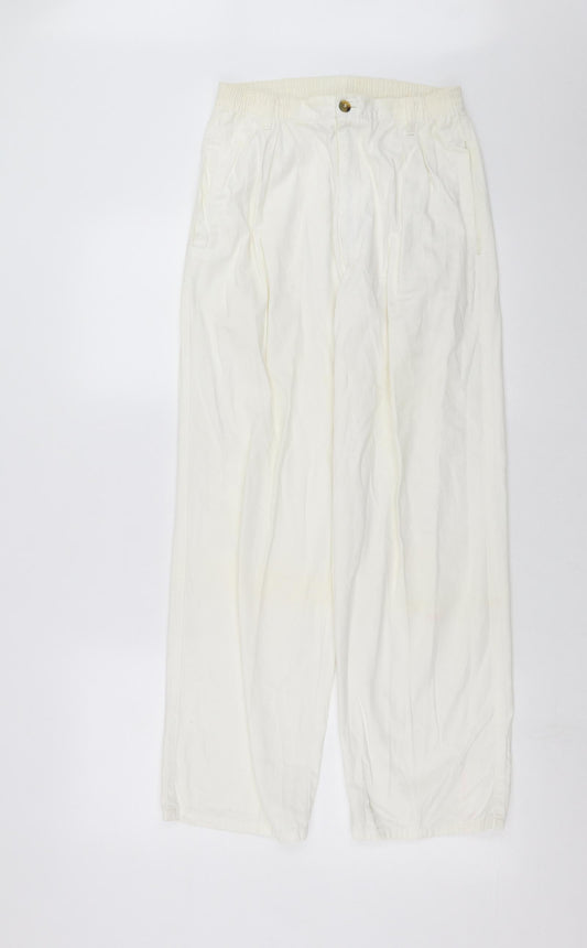 Preworn Womens White   Trousers  Size S L28 in