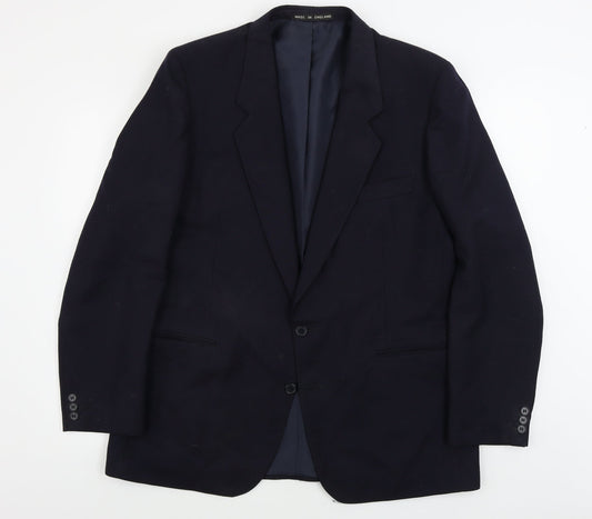 Preworn  Mens Blue   Jacket Blazer Size 44