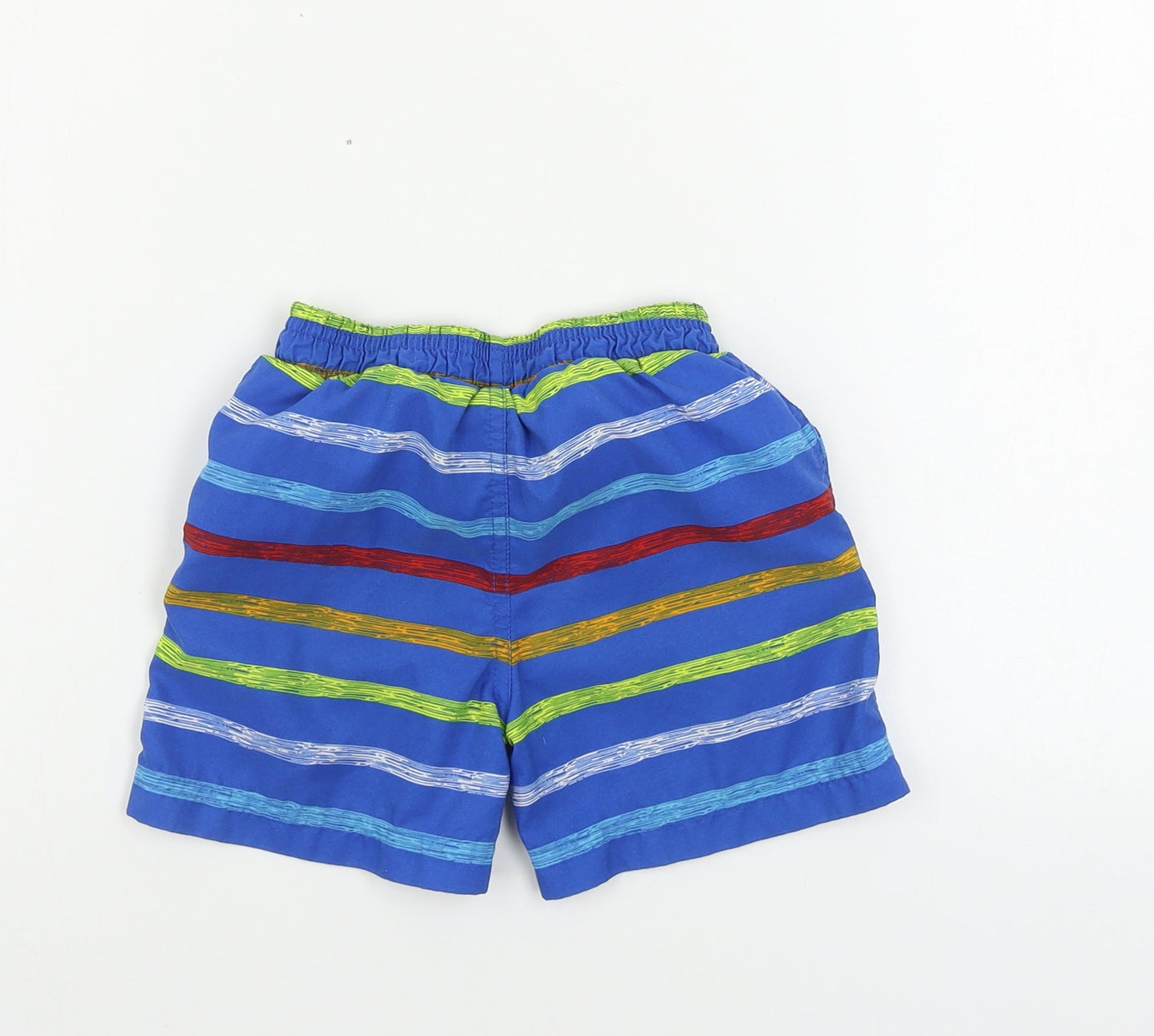 Ocean Pacific  Boys Blue Striped  Bermuda Shorts Size 2-3 Years
