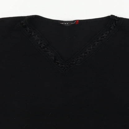jadios look Womens Black   Basic T-Shirt Size L