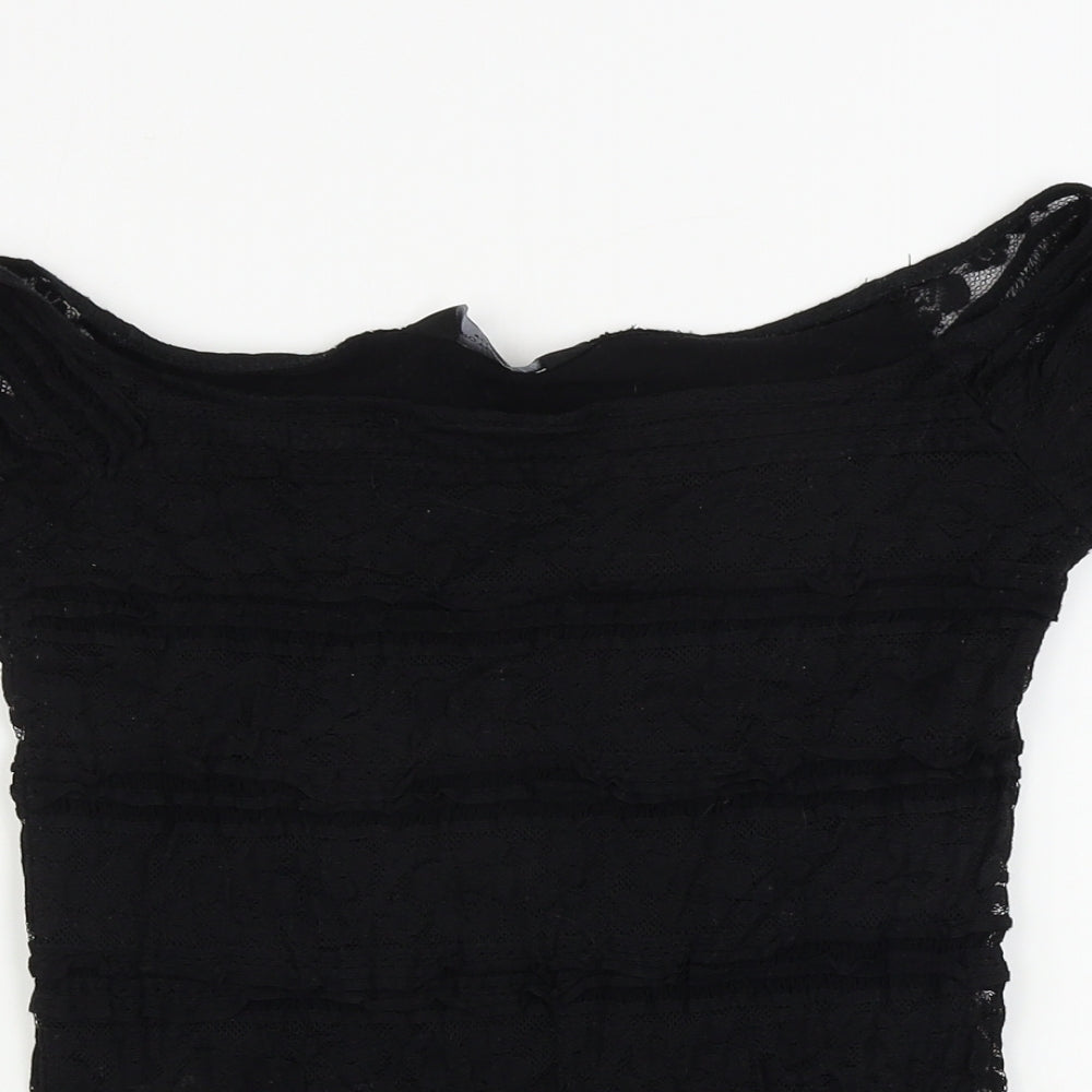 Dorothy Perkins  Womens Black   Basic T-Shirt Size 10