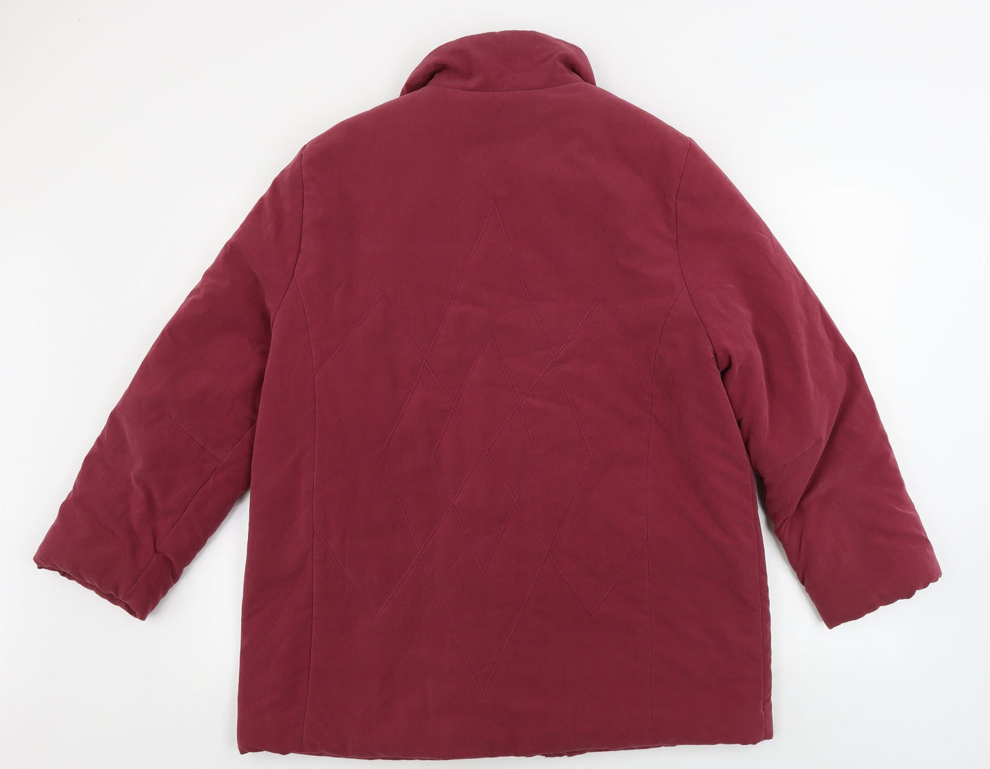 Preworn  Womens Purple   Jacket Coat Size 16