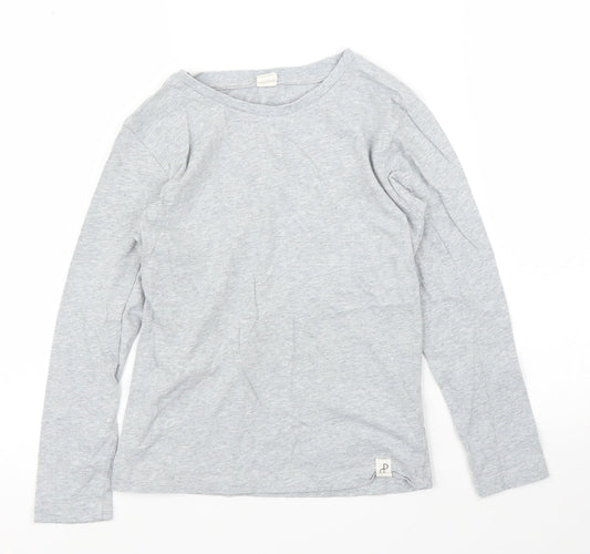 Popupshop Girls Grey   Basic T-Shirt Size 9 Years