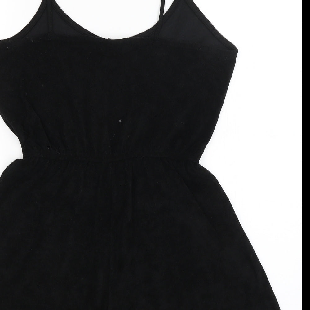 Divided Womens Black   Playsuit One-Piece Size S