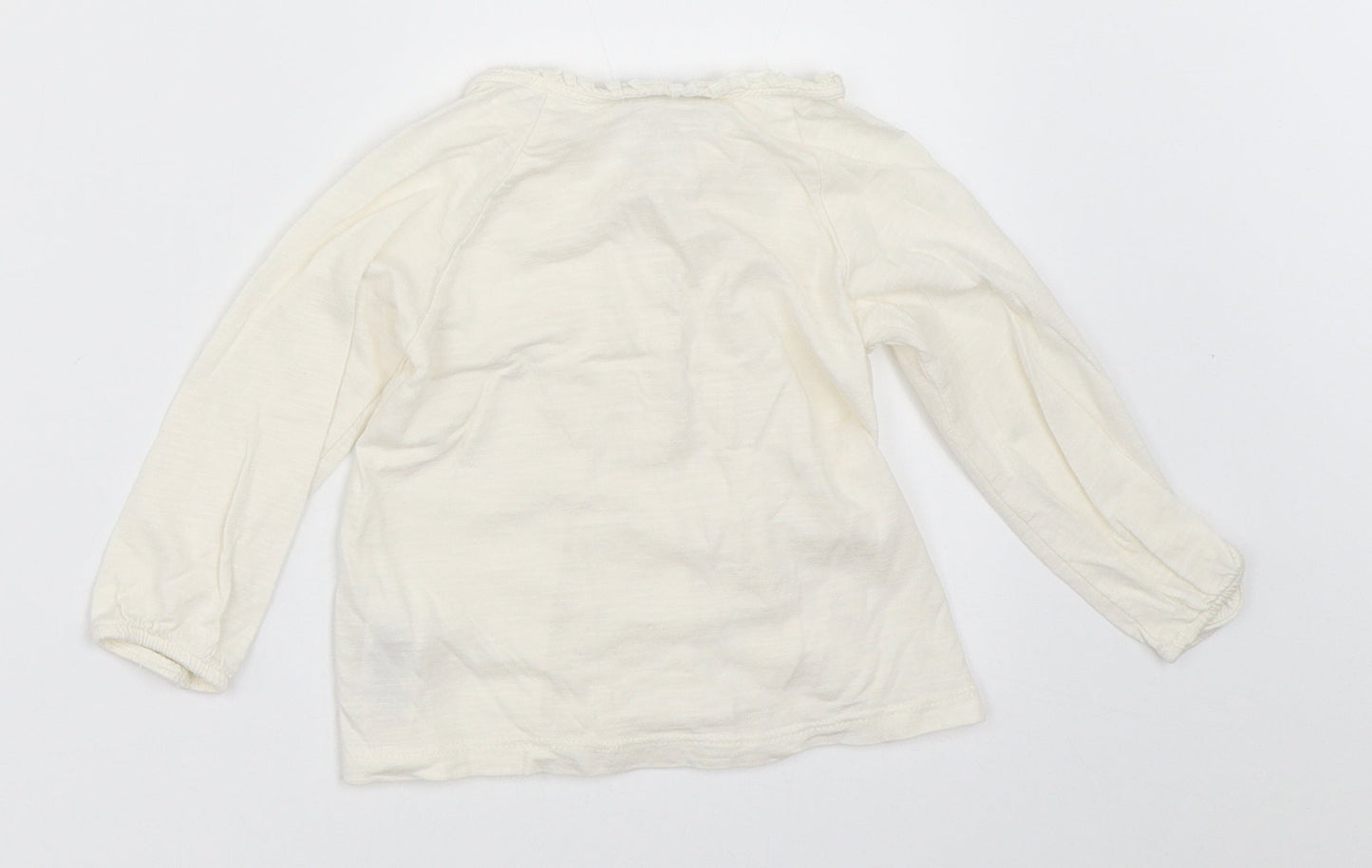 NEXT Girls Ivory   Basic Button-Up Size 9-12 Months