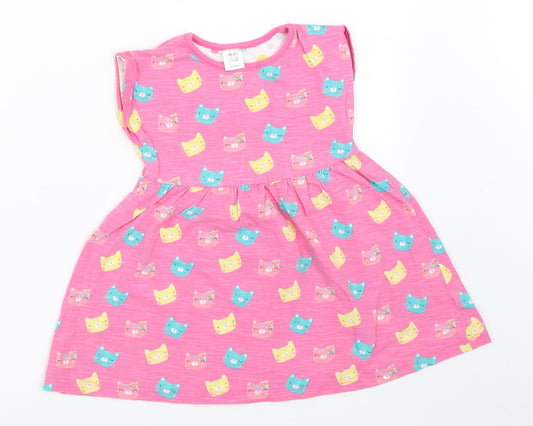 Mini Club Girls Pink   Fit & Flare  Size 9-12 Months