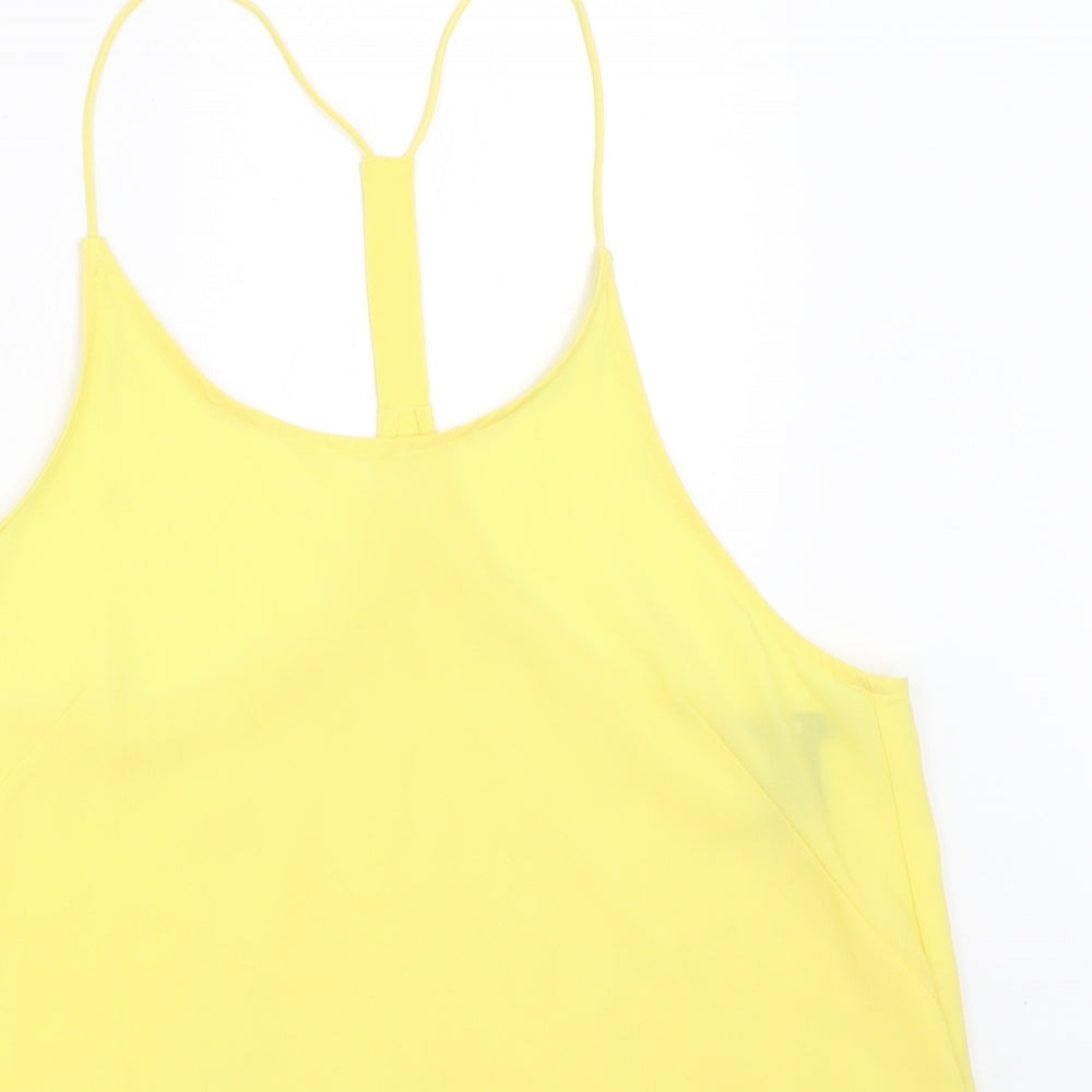 H&M Womens Yellow   Camisole Blouse Size 38