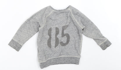 Tu Boys Grey   Pullover Sweatshirt Size 3 Years