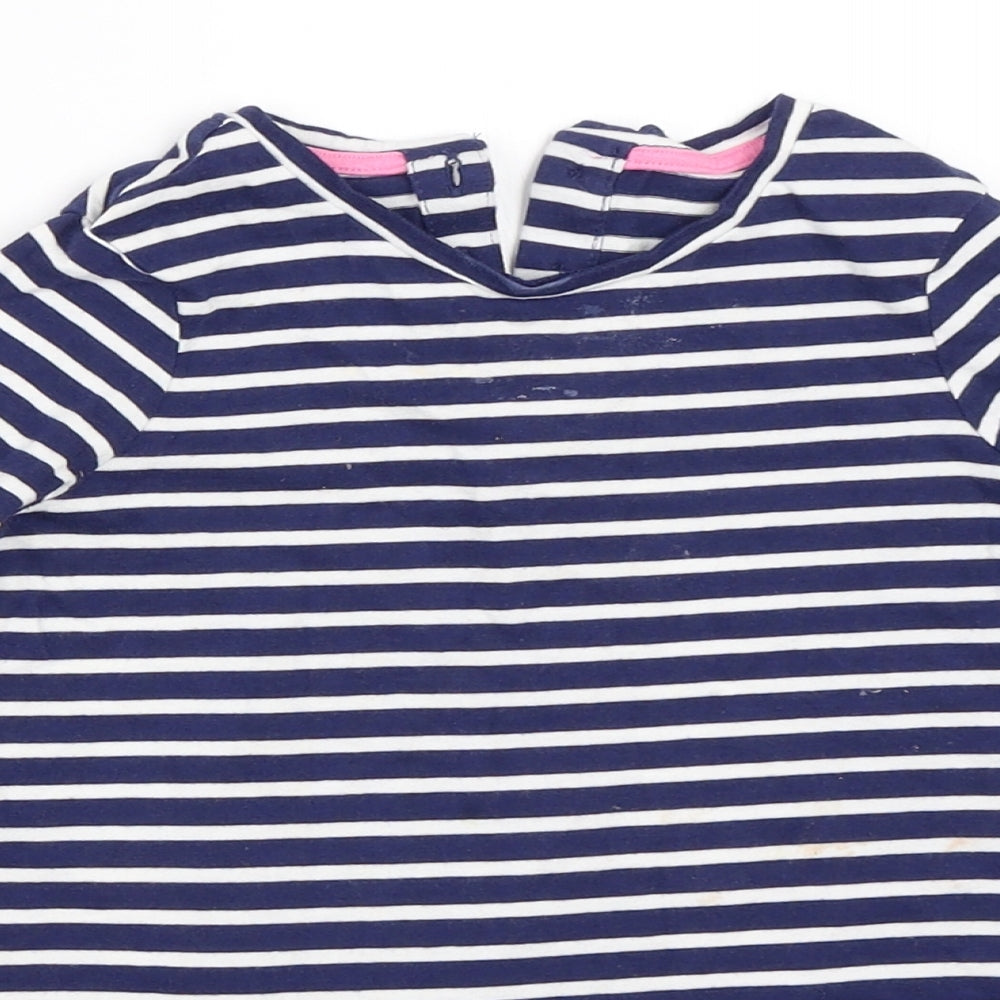 Mothercare Girls Blue Striped  Trapeze & Swing  Size 2-3 Years