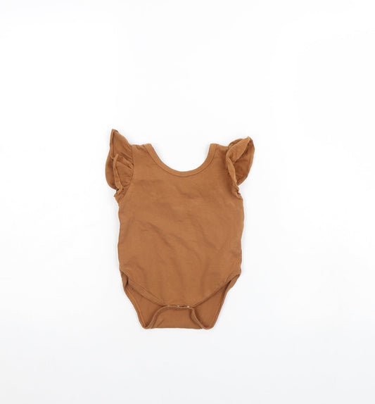 Shein  Baby Brown   Babygrow One-Piece Size 6-9 Months