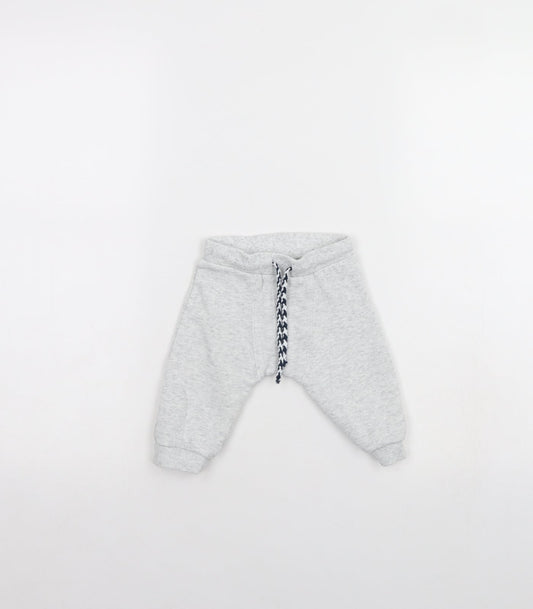F&F Baby Grey   Jogger Trousers Size 6-9 Months