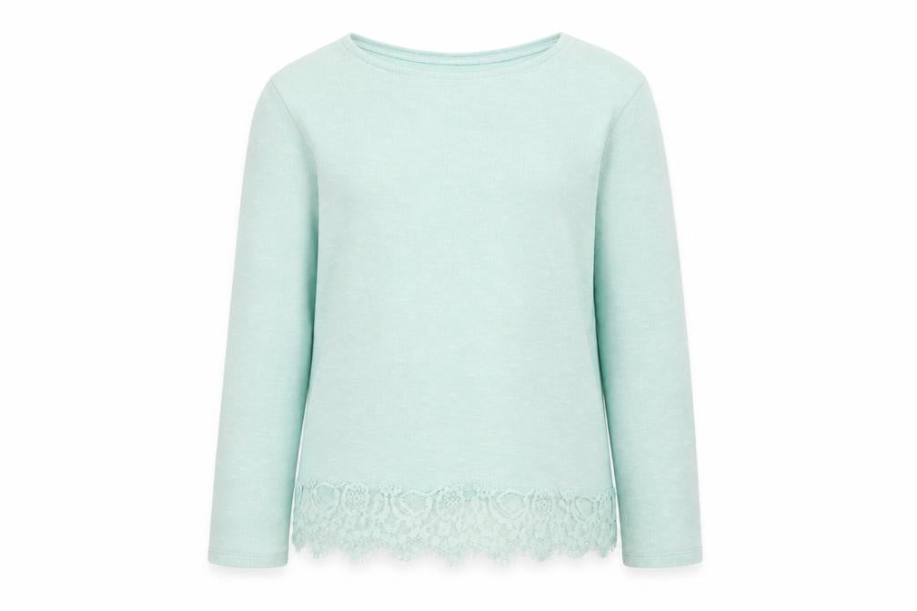 H&M Girls Green   Pullover Jumper Size 8 Years