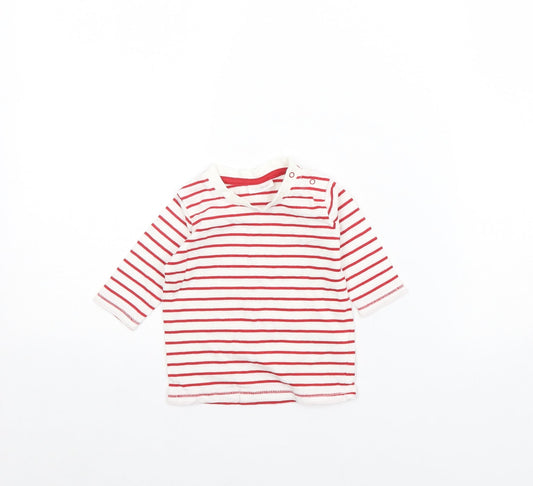 NEXT Baby Red Striped  Basic T-Shirt Size 0-3 Months